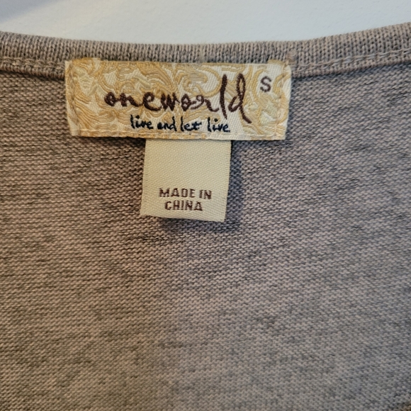 One World Live and Let Live Top - Picture 6 of 10